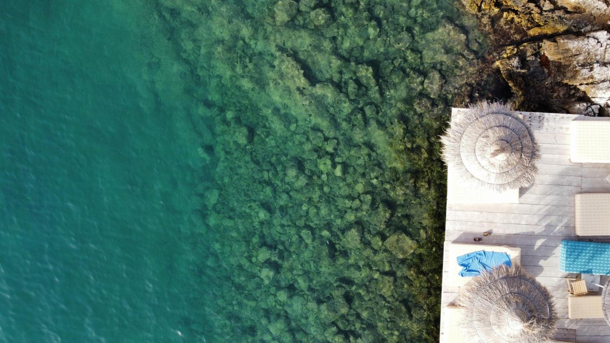 Manta Hotel Ksamil Bagian luar foto